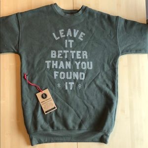 Parks Project Leave It Better Sweatshirt XS